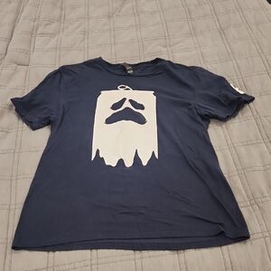 District Navy Blue Miller Lite Short Sleeve Tee Size L!